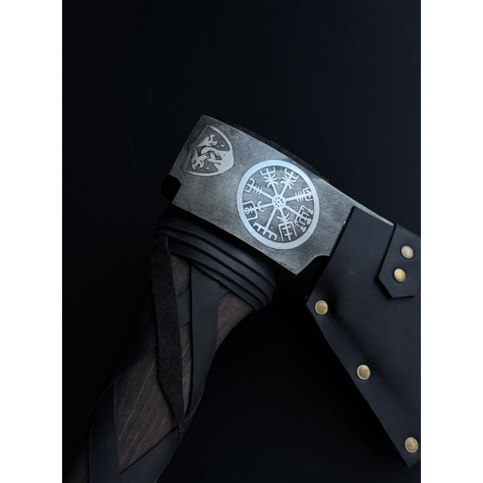 Топор ручной работы кованый "Молот Тора 2" Gorillas BBQ TR71