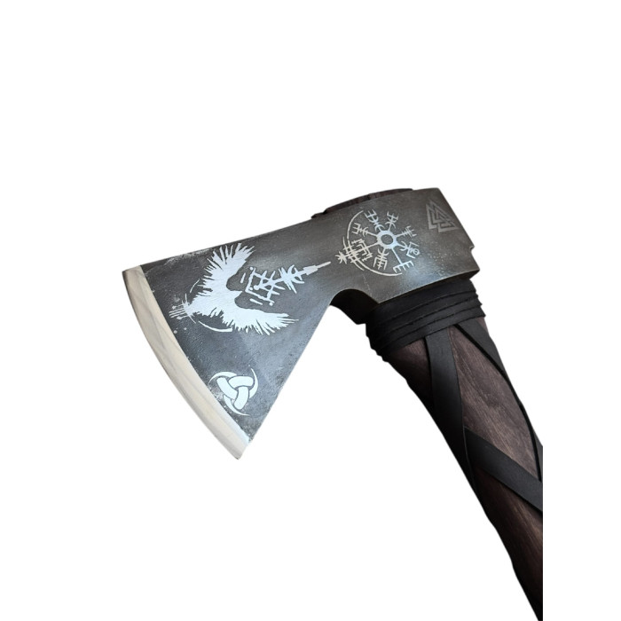 Топор ручной работы кованый "Ворон 2" Gorillas BBQ TR72