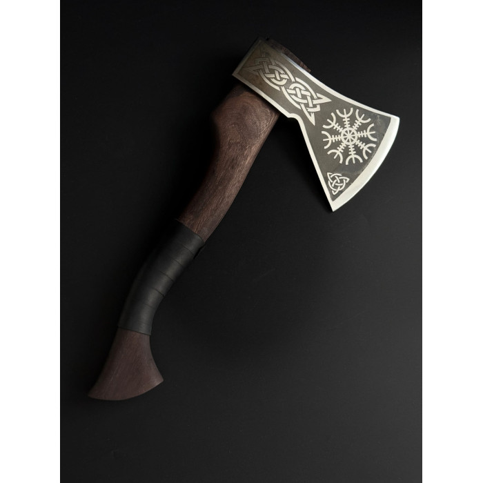 Топор скандинавский ручной работы "Скиф 2.0" cталь 65Г Gorillas BBQ TR75