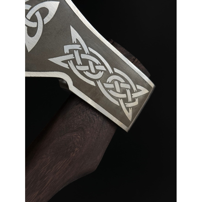 Топор скандинавский ручной работы "Скиф 2.0" cталь 65Г Gorillas BBQ TR75