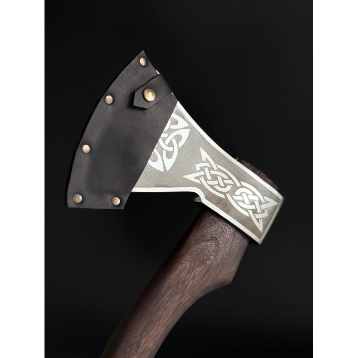 Топор скандинавский ручной работы "Скиф 2.0" cталь 65Г Gorillas BBQ TR75