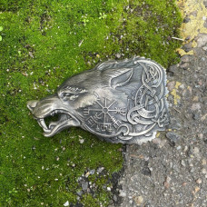 Пряжка Фенрир на мужской ремень Gorillas Accessories Нейзельбер bb22