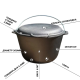 Казан туристический KZ4 чугунный с крышкой-сковородой 10 л