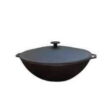 Сковорода KZ8 чугунная с крышкой 8 л