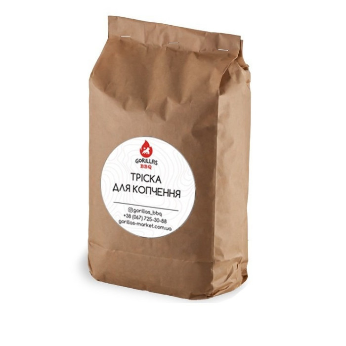 Универсальная щепа для копчения - бук, 1кг KPT4