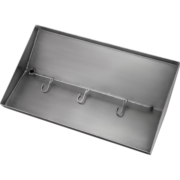 Коптильня горячего копчения "L" сталь 2мм, 2 яруса и 3 крючка, с термометром Gorillas BBQ KPT21