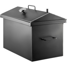 Коптильня горячего копчения "XL" сталь 2мм, два яруса и 3 крючка, с термометром Gorillas BBQ KPT2