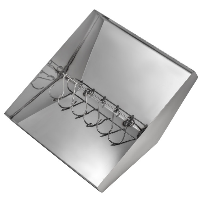 Вертикальная коптильня из нержавеющего металла, с термометром, 1.5мм металл Gorillas BBQ KPT43