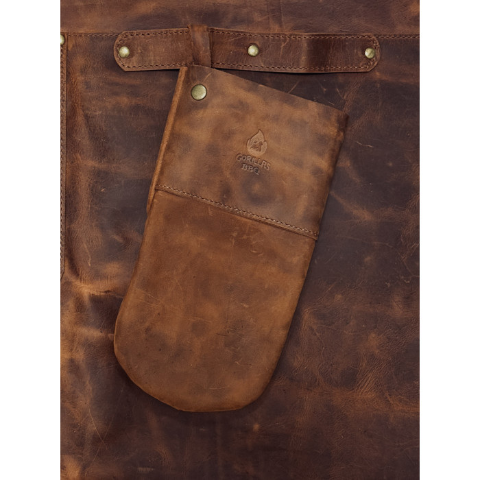 Рукавица для гриля кожа Gorillas BBQ FR45