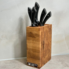 Подставка для ножей деревянная Торцевая DS12