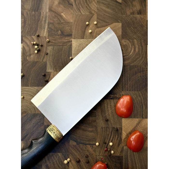 Тяпка кухонная Герб 2.0 сталь 65Х13 Gorillas BBQ KN187