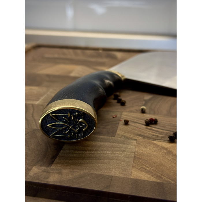 Тяпка кухонная Герб 2.0 сталь 65Х13 Gorillas BBQ KN187