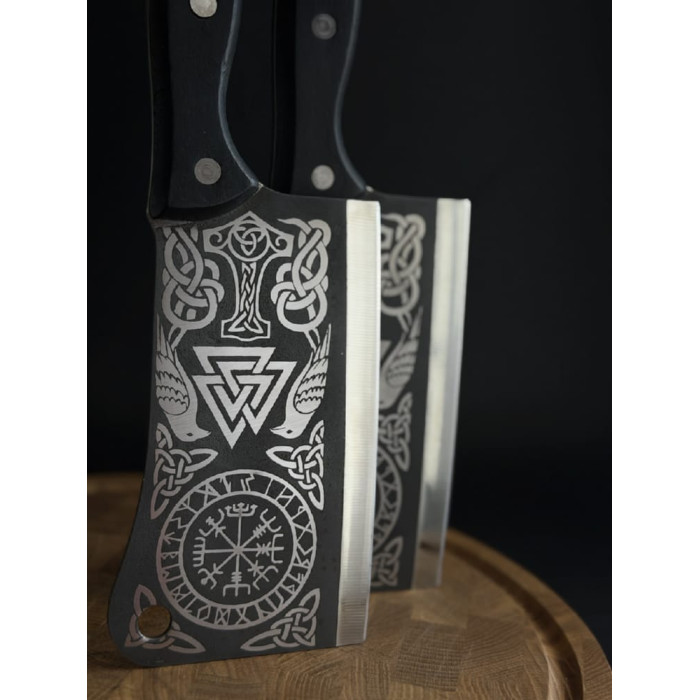 Кухонный топорик Викинг Тор сталь 65х13 Gorillas BBQ KN277