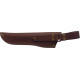 Ножны для ножа (натуральная кожа) коричневые Gorillas BBQ KN160