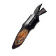 Подарочный туристический нож "Перо Феникса" сталь Х12МФ Gorillas BBQ KN206