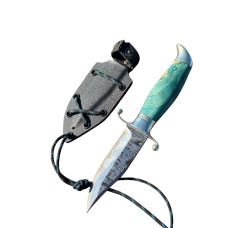 Нож туристический из стали Х12 (с чехлом) KN76 Gorillas BBQ