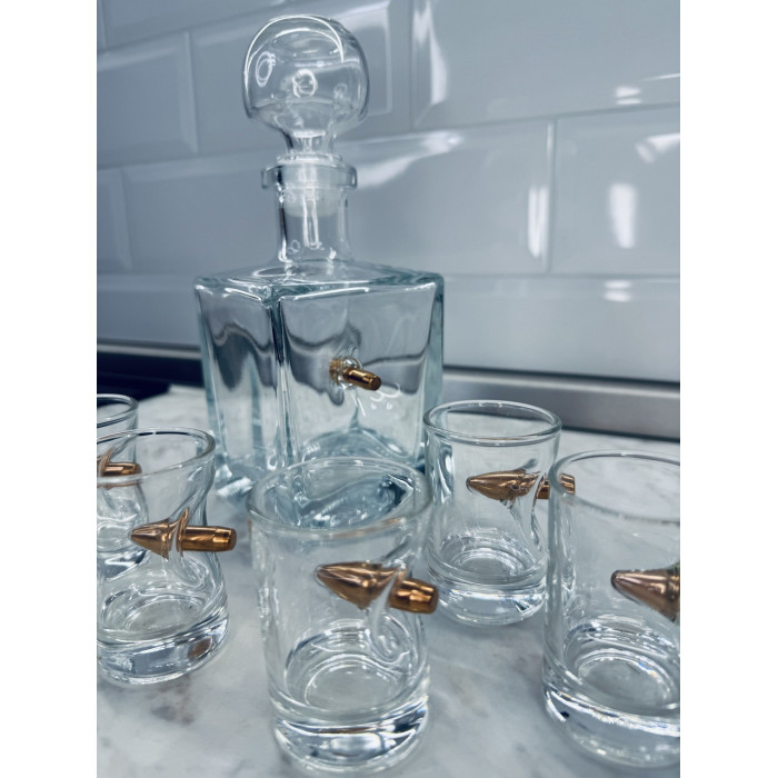 Набор ALL Inclusive (графин + 6 рюмок Пуля в коробке) Gorillas BBQ GL6