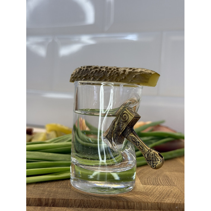 Рюмки Молот 6 шт. с подставкой Gorillas BBQ GL9