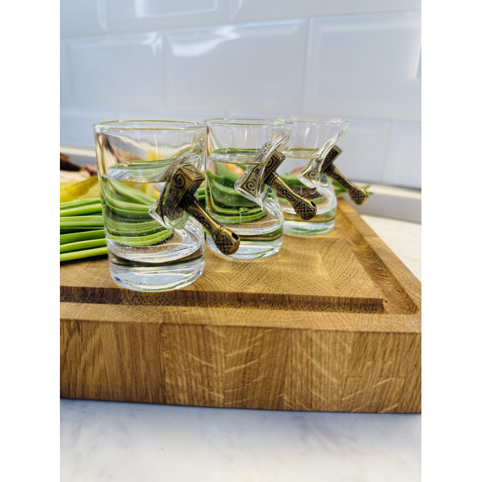 Рюмки Молот 6 шт. с подставкой в коробке Gorillas BBQ GL10