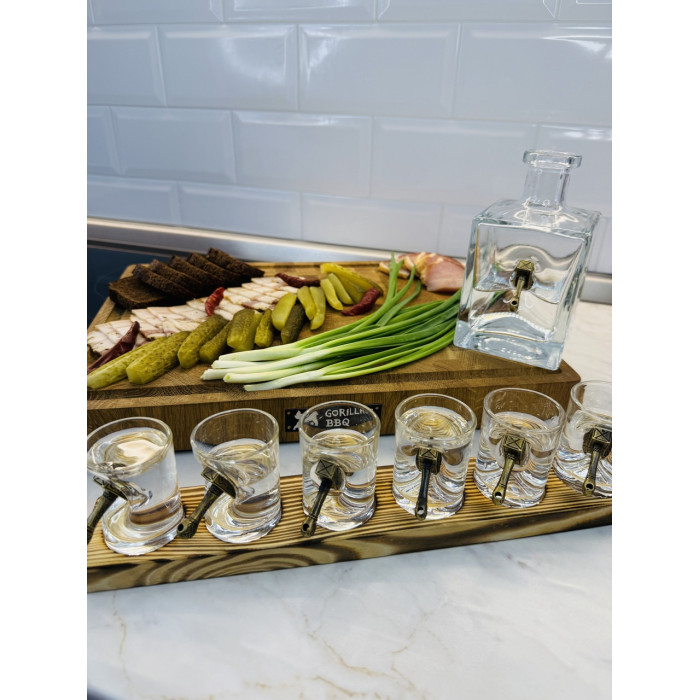 Рюмки Молот 6 шт. с подставкой в коробке Gorillas BBQ GL10