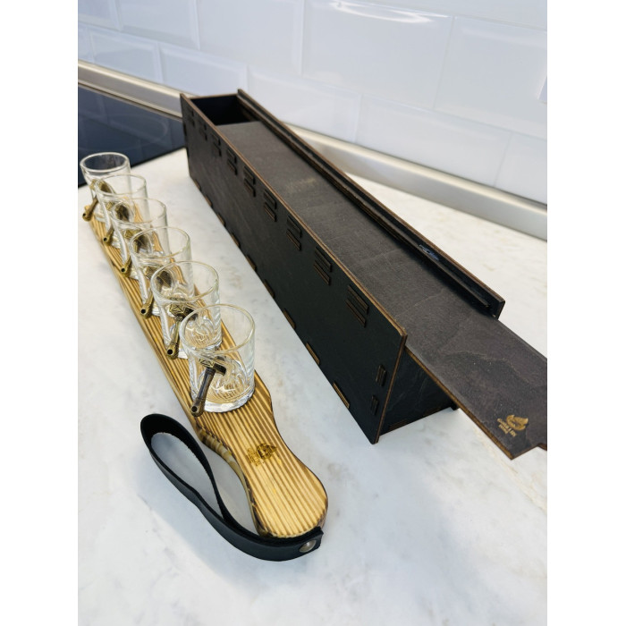 Рюмки Молот 6 шт. с подставкой в коробке Gorillas BBQ GL10