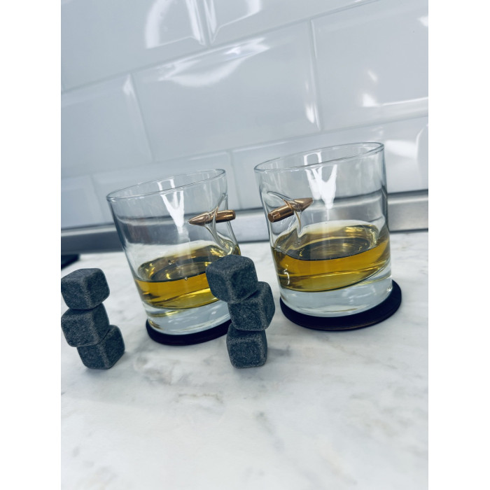 Набор VIP (2 стакана Пуля + камни в коробке) Gorillas BBQ GL12