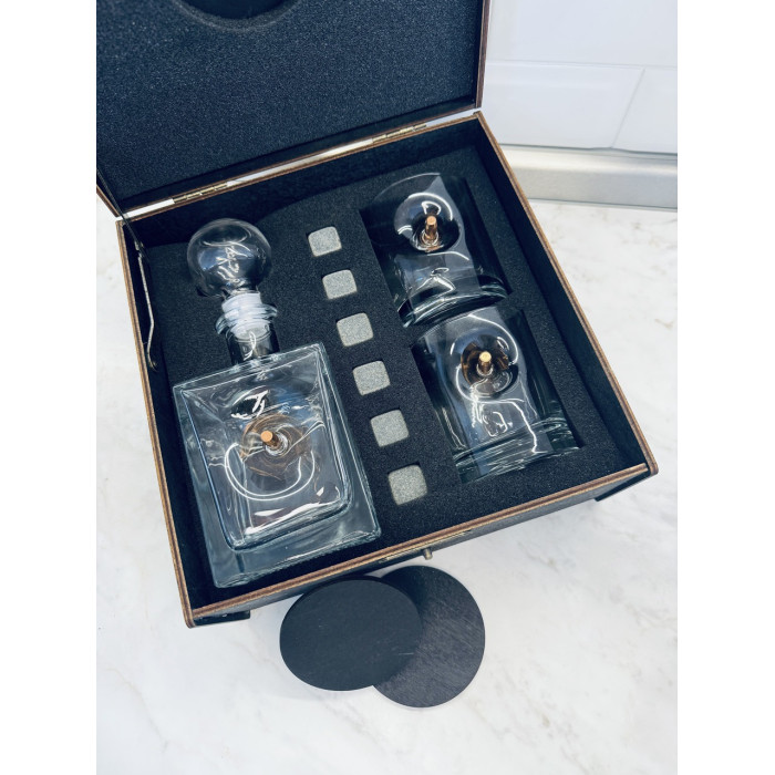 Набор VIP (2 стакана Пуля + камни в коробке) Gorillas BBQ GL12