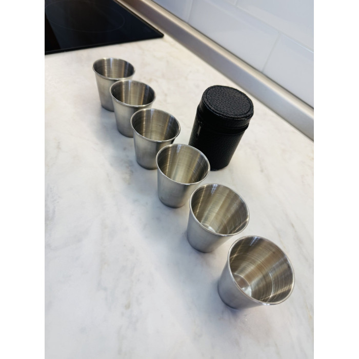 Набор стопок 6 шт. нержавейка Gorillas BBQ DS50