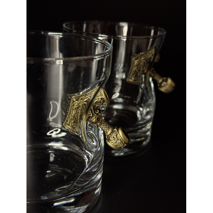 Стакан для виски 2 шт "Молот 2" Gorillas BBQ GL18