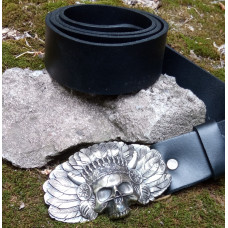 Ремень с пряжкой Апач нейзильбер bb103 Gorillas BBQ