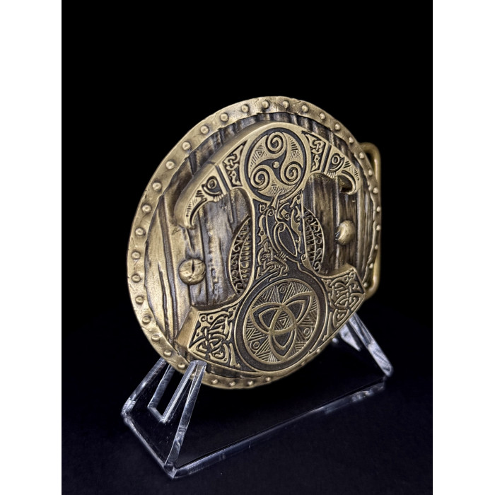 Пряжка МОЛОТ ТОРА на мужской ремень Gorillas Accessories bb13