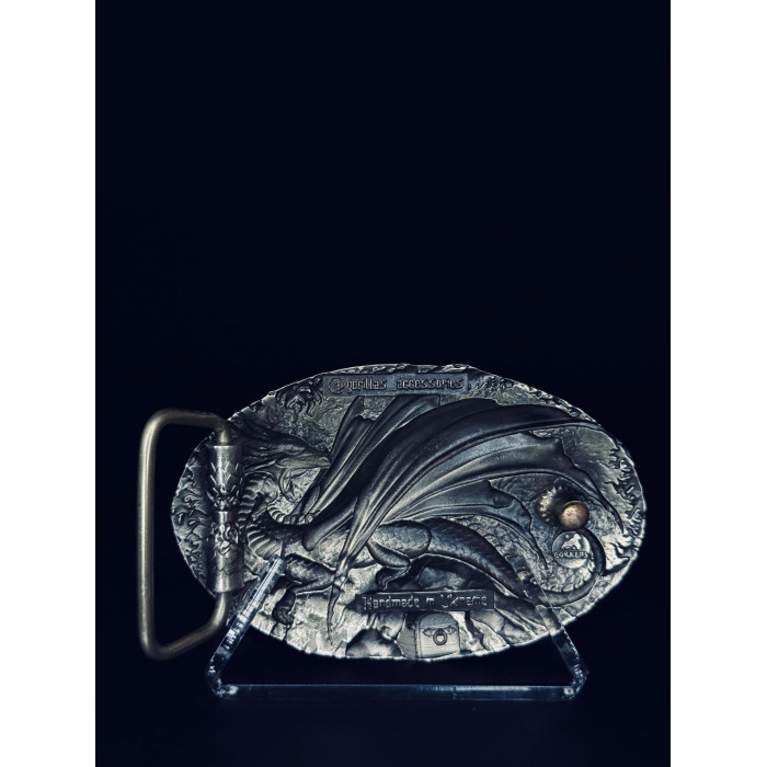 Пряжка Дрогон на мужской ремень Gorillas Accessories Нейзельбер bb16