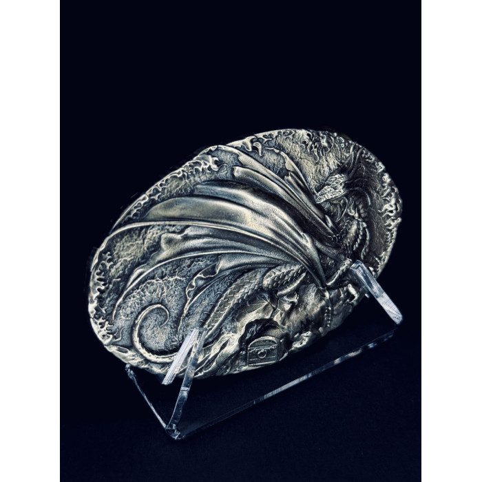 Пряжка Дрогон на мужской ремень Gorillas Accessories Нейзельбер bb16