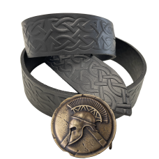 Ремень (тиснение) с пряжкой Центурион латунь bb62