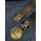 Ремень (тиснение) с пряжкой Центурион латунь bb62