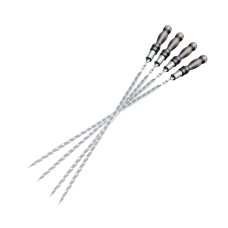 Шампуры с деревянной ручкой 4 шт. ШАР 40 см Gorillas BBQ SKK73