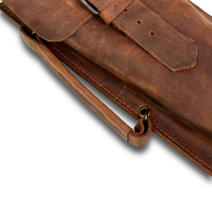 Кожаный чехол (колчан) для шампуров ручной работы FR49 Gorillas BBQ