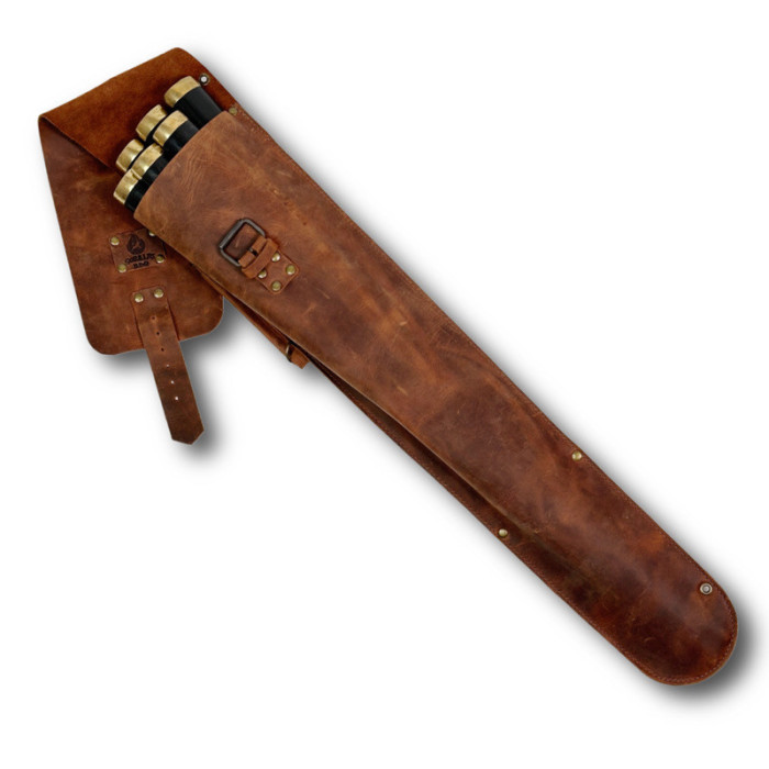 Кожаный чехол (колчан) для шампуров ручной работы FR49 Gorillas BBQ