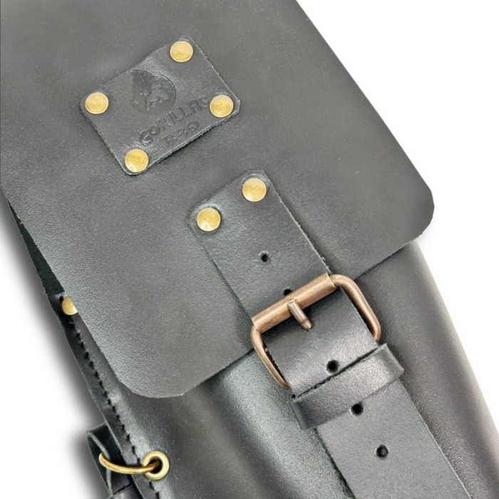 Кожаный чехол (колчан) для шампуров ручной работы FR50 Gorillas BBQ