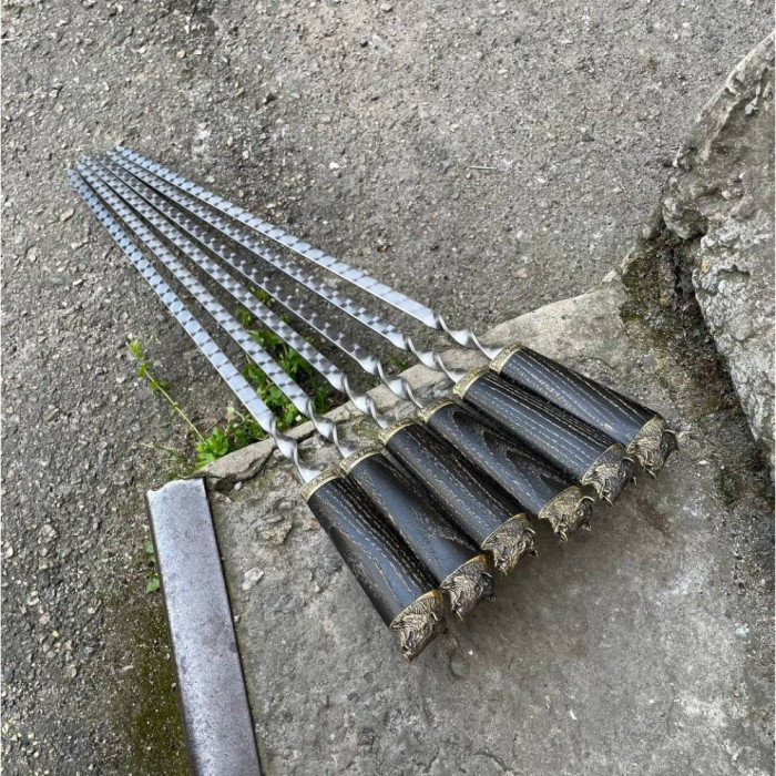 Шампур Дикий Кабан 1 шт. с художественным литьем Gorillas BBQ SKK15