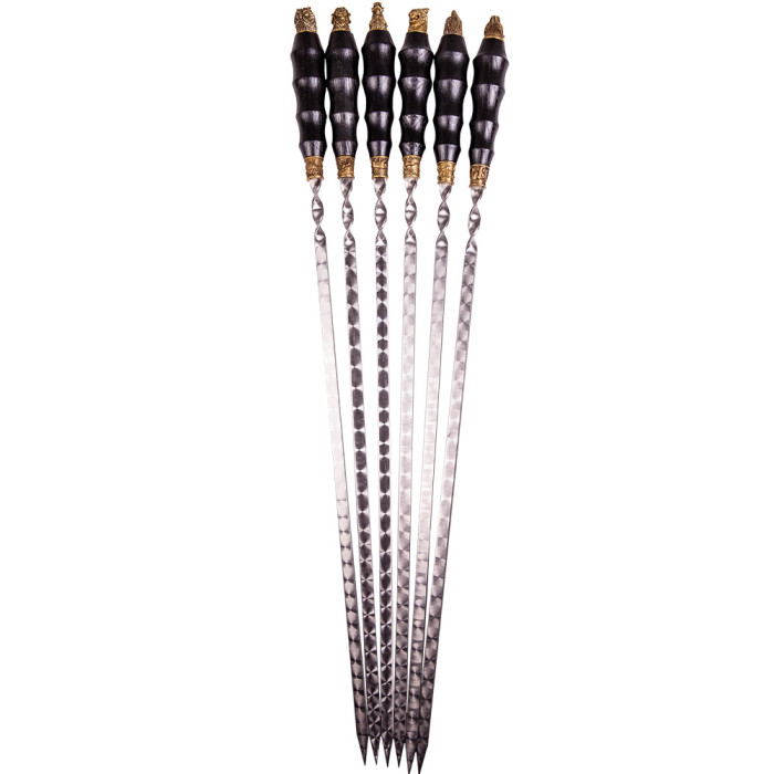 Шампур ЗВЕРИ 1 шт. с художественным литьем Gorillas BBQ SKK23