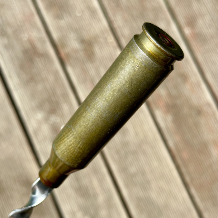 Двойной шампур с гильзой (630х12х3 мм) Gorillas BBQ SKK31