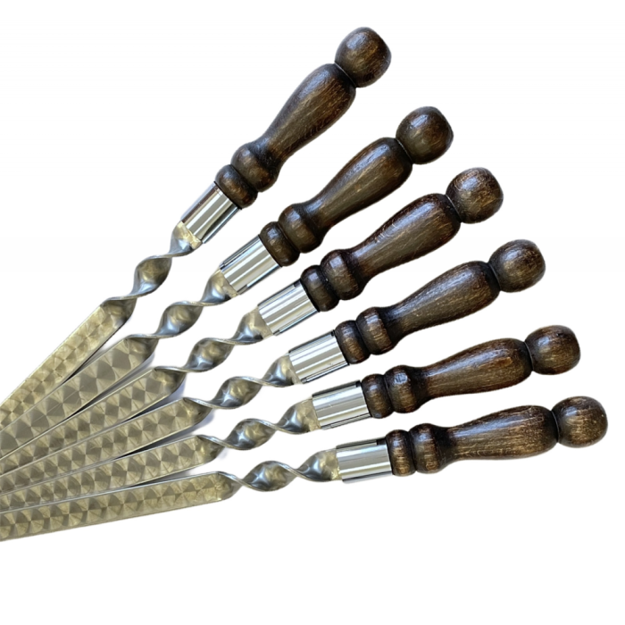 Шампур для люля-кебаб 4 шт Шар 45 см Gorillas BBQ SKK107