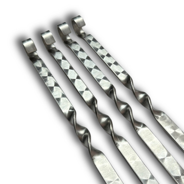 Шампур с ручкой и кольцом 6 шт 45 см Gorillas BBQ SKK91