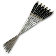 Шампура с деревянной ручкой Медведь 6 шт. Gorillas BBQ SKK58