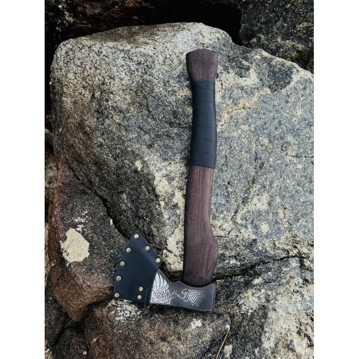 Топор ручной работы Коршун сталь 65г Gorillas BBQ TR49