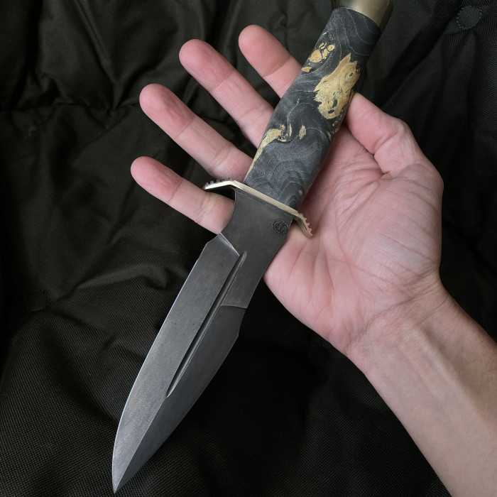 Нож Антитеррор Х12мф кованый Gorillas BBQ KN138