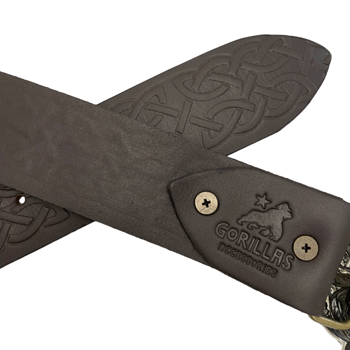 Ремень (тиснение) с пряжкой Дрогон нейзильбер bb66