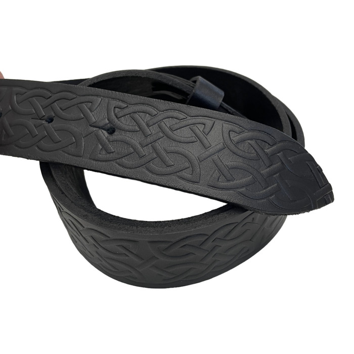 Ремінь (тиснення) з пряжкою Самурай нейзильбер bb67