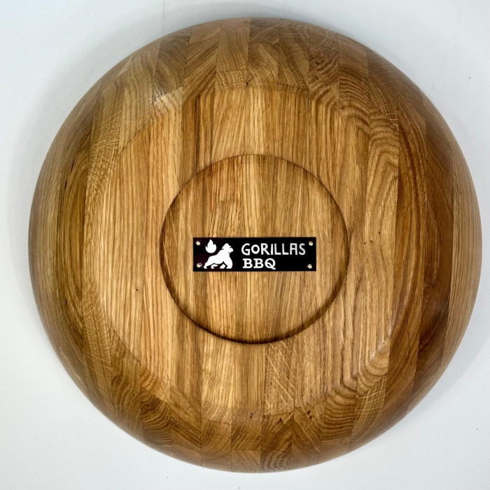 Деревянная салатница 30 см Gorillas BBQ DS10